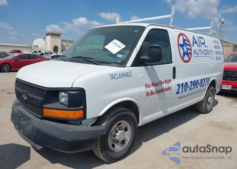 2015 Chevrolet Express 2500 Work Van из США, поврежденный, VIN 1GCWGFCF5F1242777